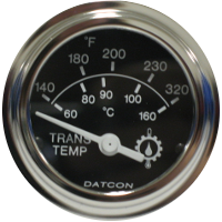 Datcon Transmission Temperature and Transmission Oil Pressure Gauge