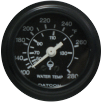 Datcon Water Pressure and Water Temperature Gauges